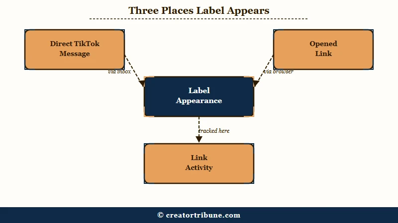 Three meanings of the TikTok shared with you label