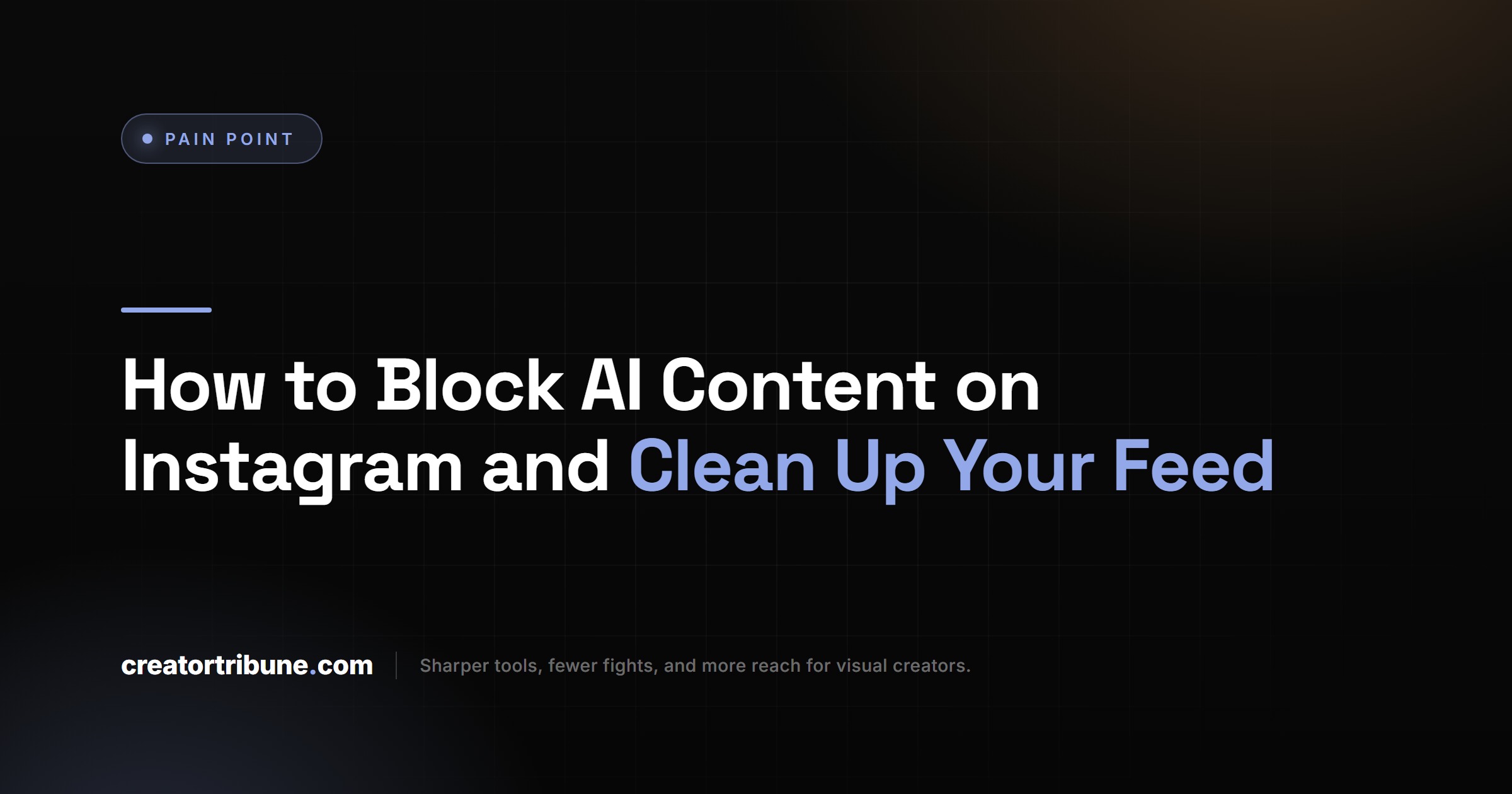 How to Block AI Content on Instagram