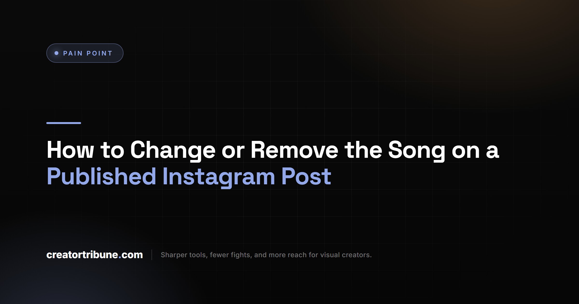 How to Change or Remove the Song on a Published Instagram Post