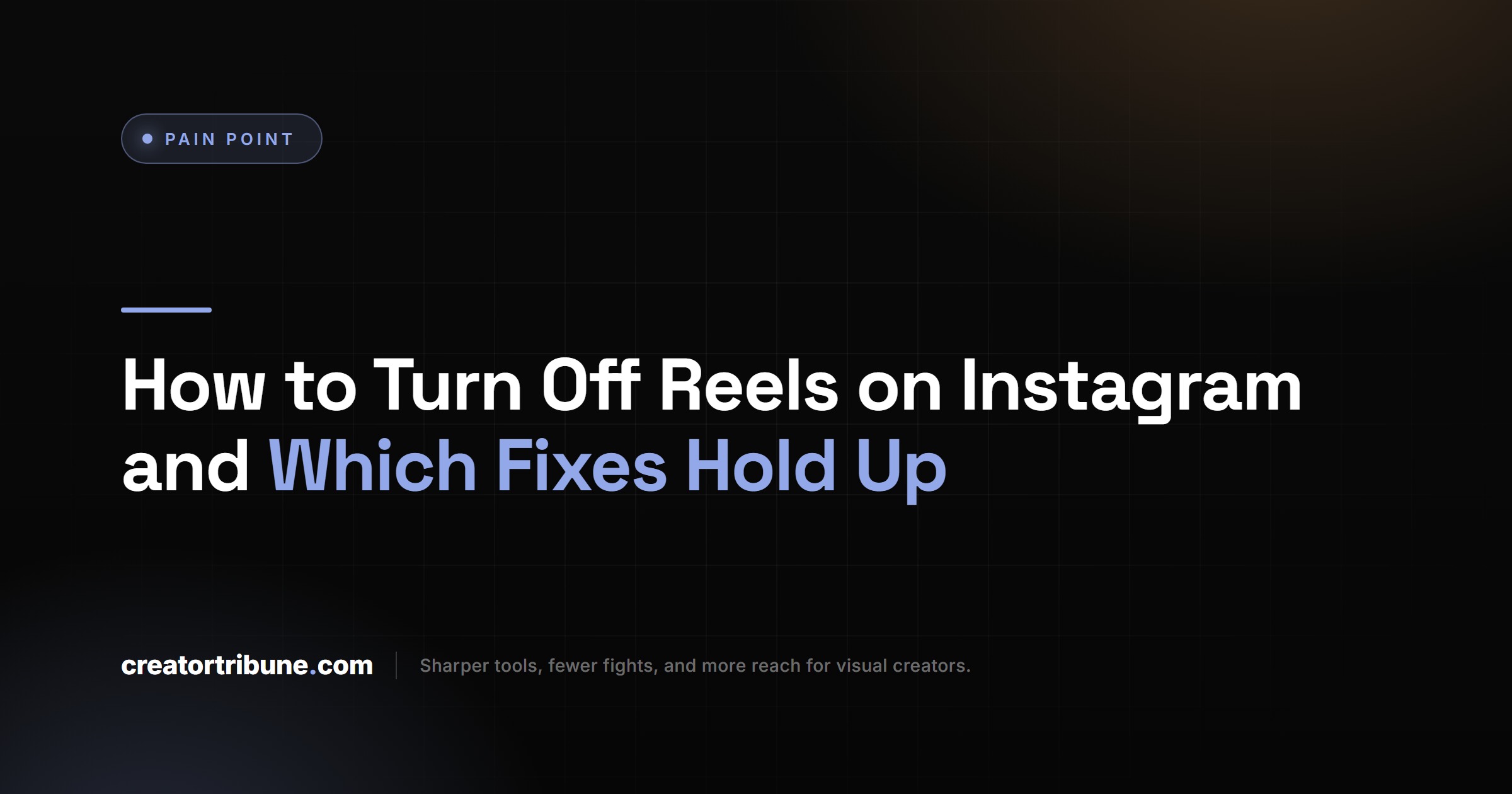 How to Turn Off Reels on Instagram