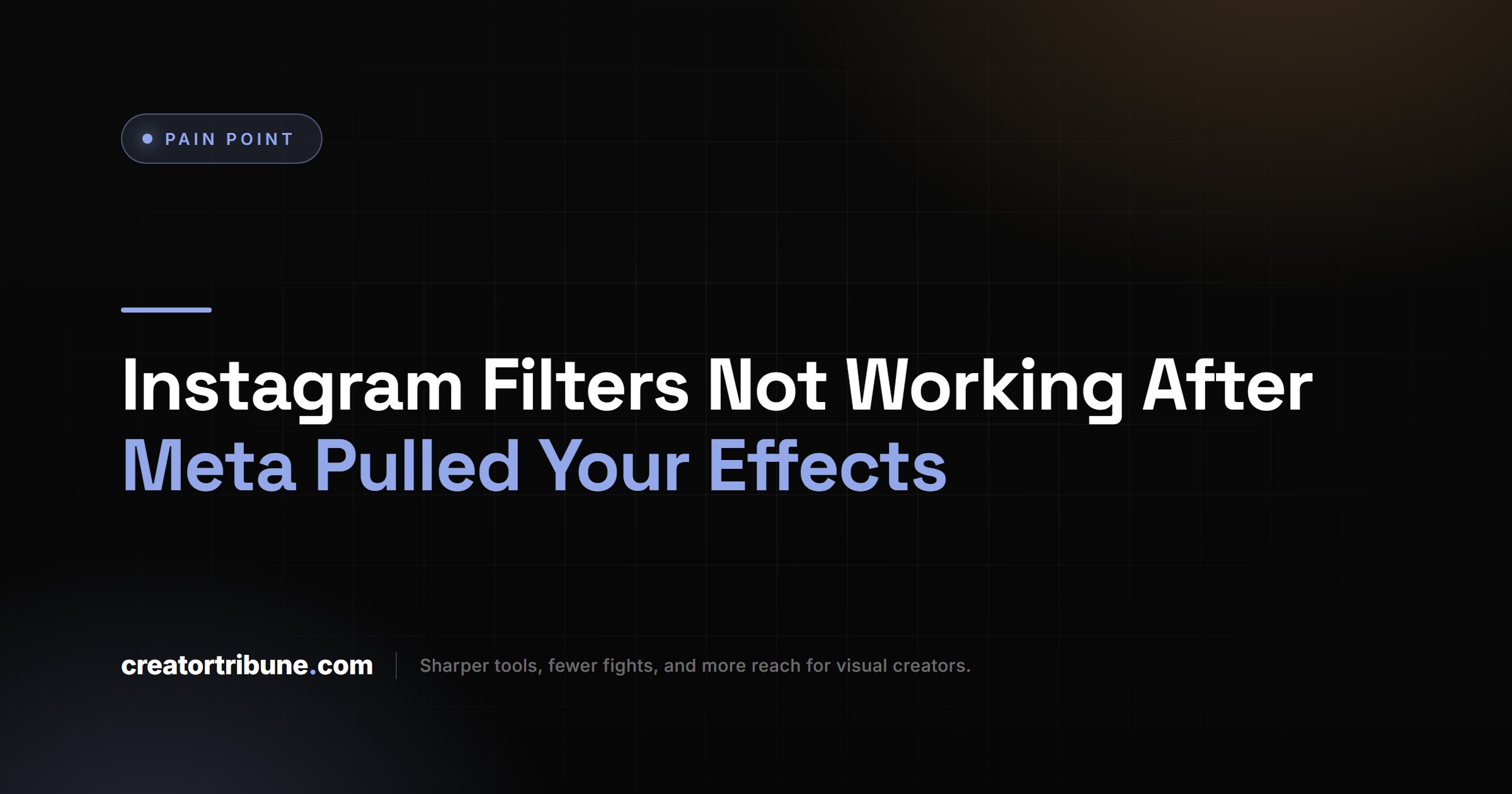 Instagram Filters Not Working After Meta Pulled Your Effects