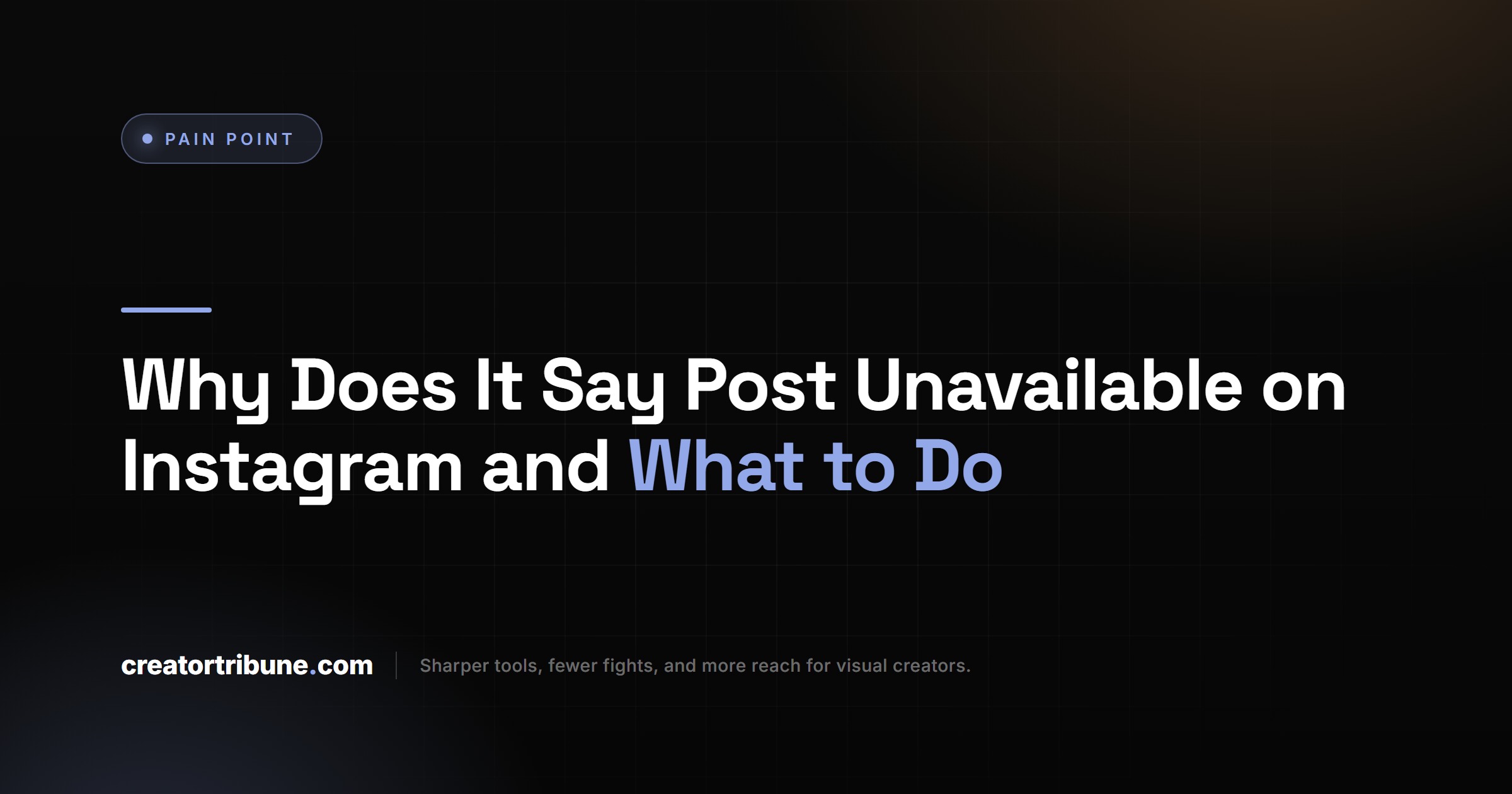Post Unavailable on Instagram