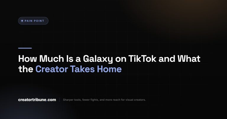How Much Is a Galaxy on TikTok and What the Creator Takes Home