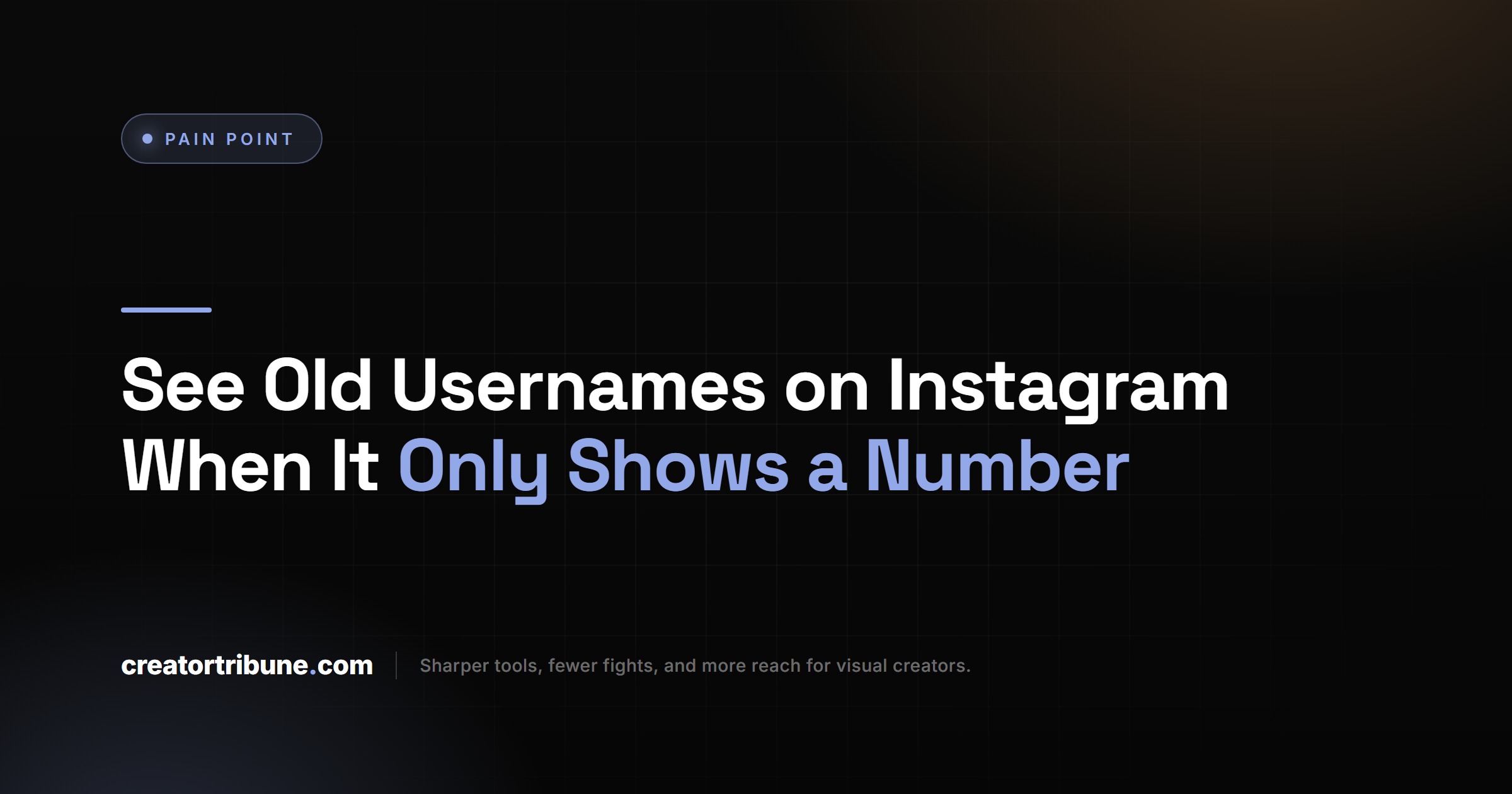 See Old Usernames on Instagram When It Only Shows a Number