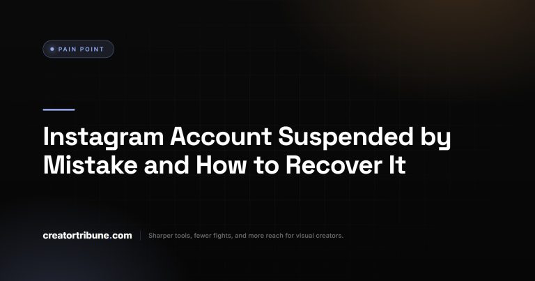 Instagram Account Suspended by Mistake and How to Recover It