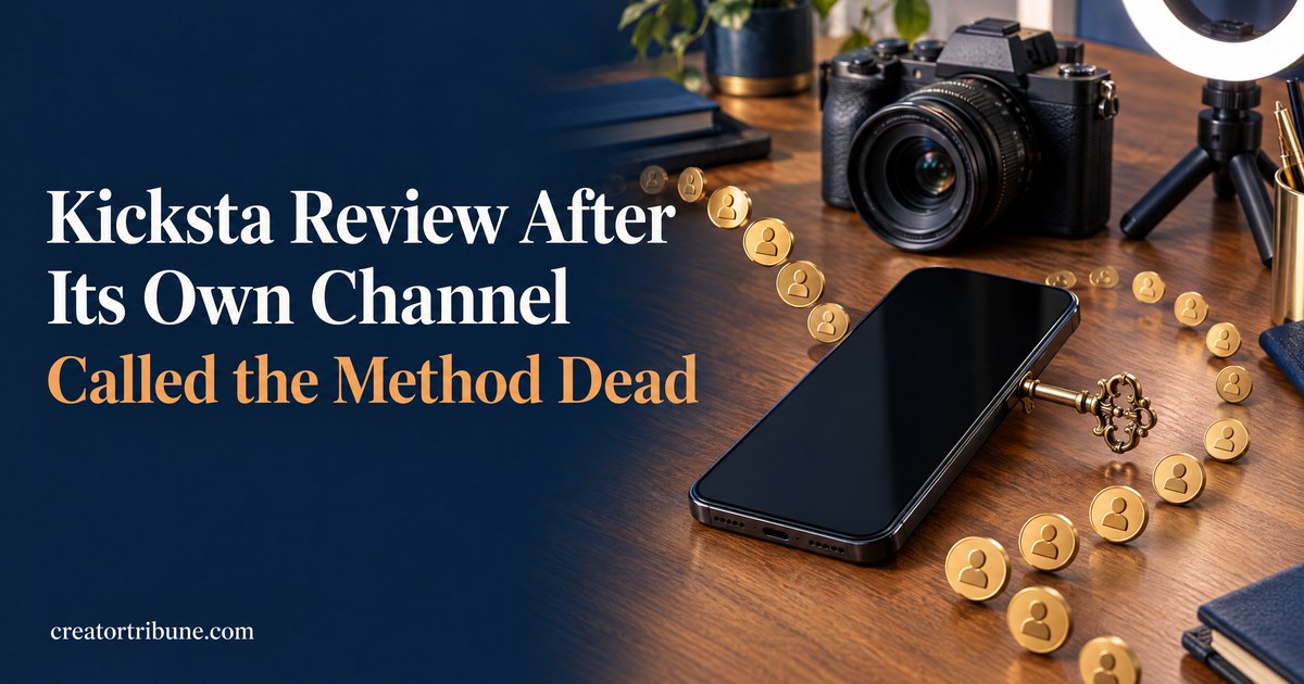 Kicksta Review After Its Own Channel Called the Method Dead