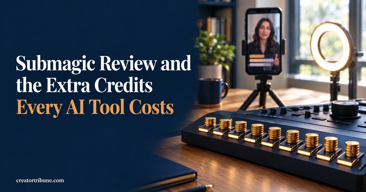 Submagic Review and the Extra Credits Every AI Tool Costs